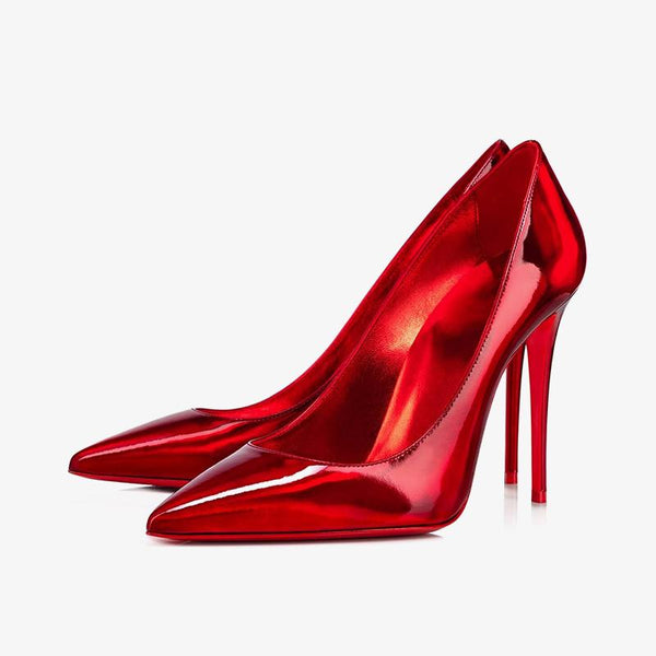 Classic Red Patent Stiletto Pump - ARNO CONTI